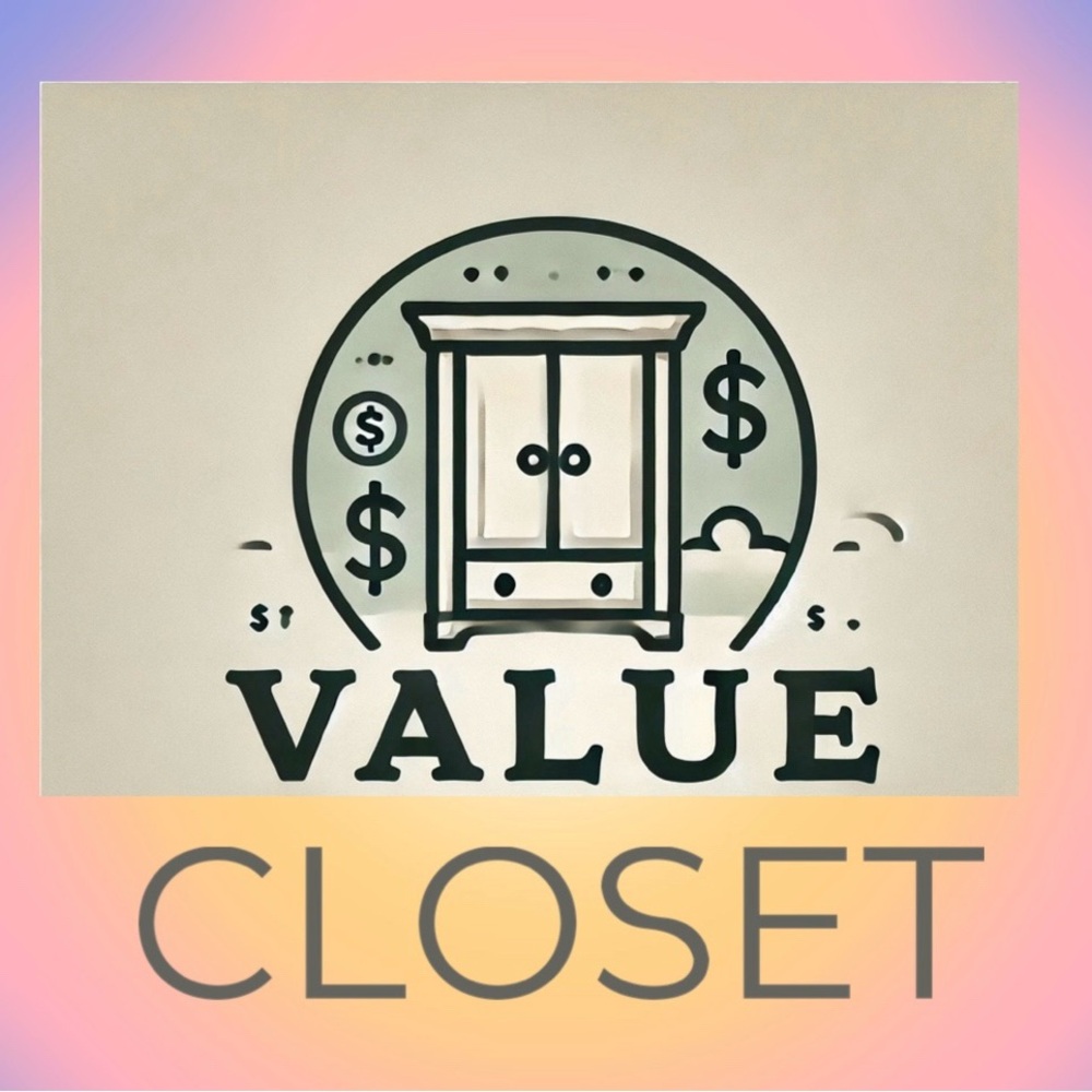 PLEASE LIKE THIS LISTING FOR LIVE SHOWS Value Closet